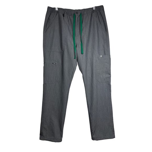 Figs TM3001 Cairo Cargo Scrub Pants Graphite Gray Men's Size L Straight Leg - Picture 1 of 12